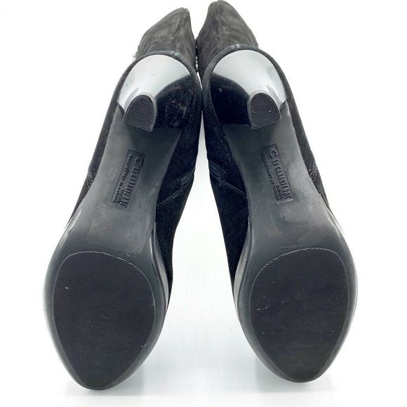 La Canadienne Mazy Knee High Boots Zip Block Heels - Picture 6 of 8